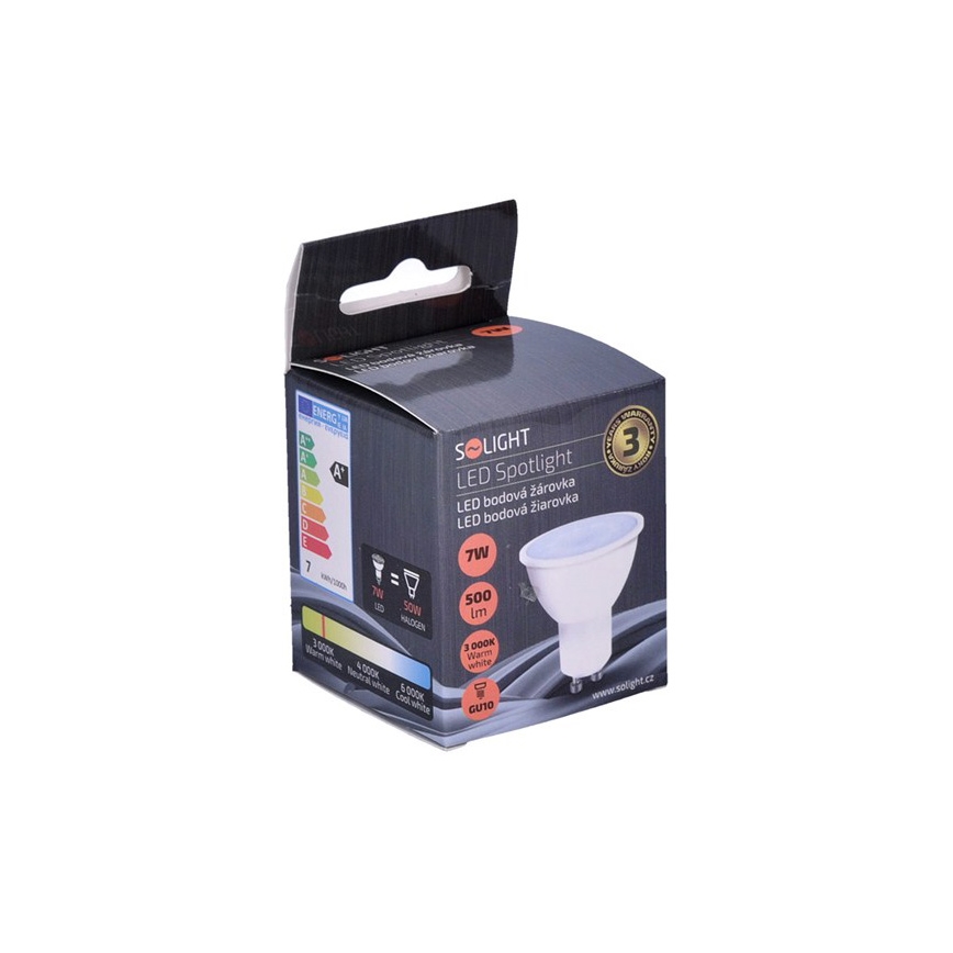 LED spuldze GU10/7W/230V 3000K