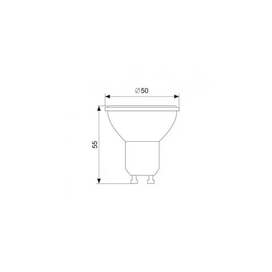 LED Spuldze GU10/7W/230V 4000K