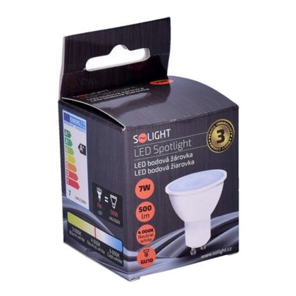 LED spuldze GU10/7W/230V 4000K