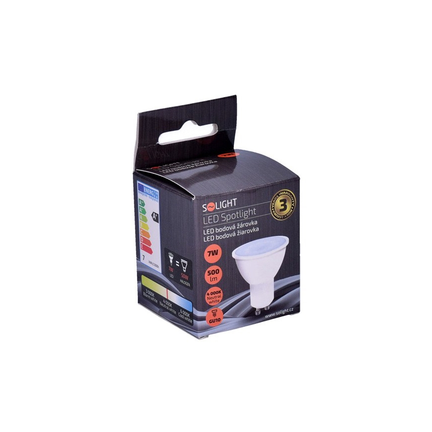 LED spuldze GU10/7W/230V 4000K