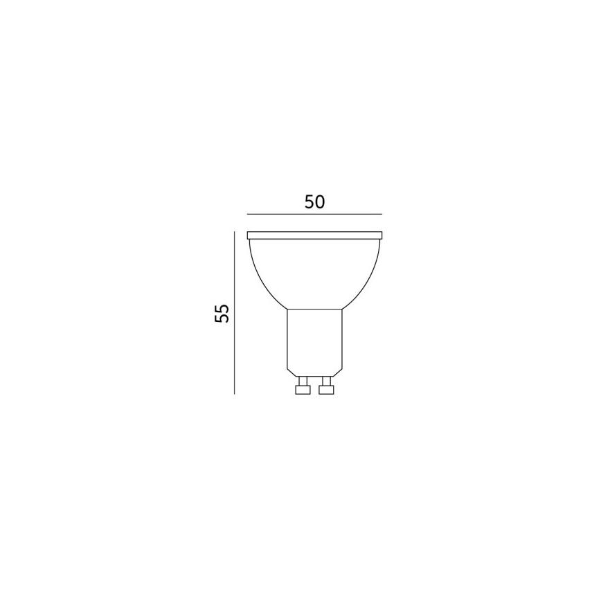 LED Spuldze GU10/8,5W/230V 3000K