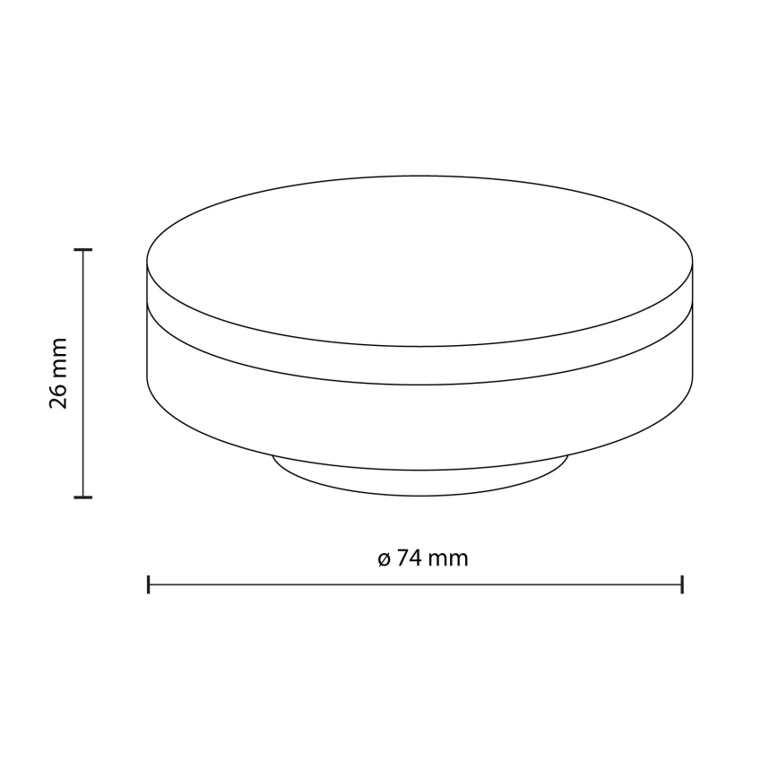 LED spuldze GX53/8W/230V 4000K