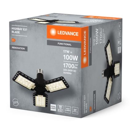LED Spuldze HIGHBAY E27/17W/230V 4000K - Ledvance