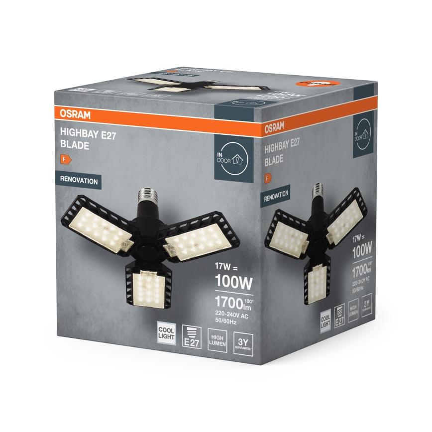 LED spuldze HIGHBAY E27/17W/230V 4000K - Osram