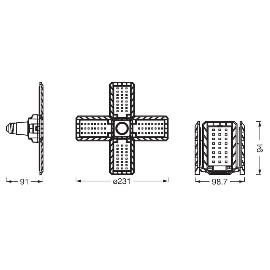 LED Spuldze HIGHBAY E27/23W/230V 4000K - Ledvance