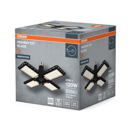 LED spuldze HIGHBAY E27/23W/230V 4000K - Osram
