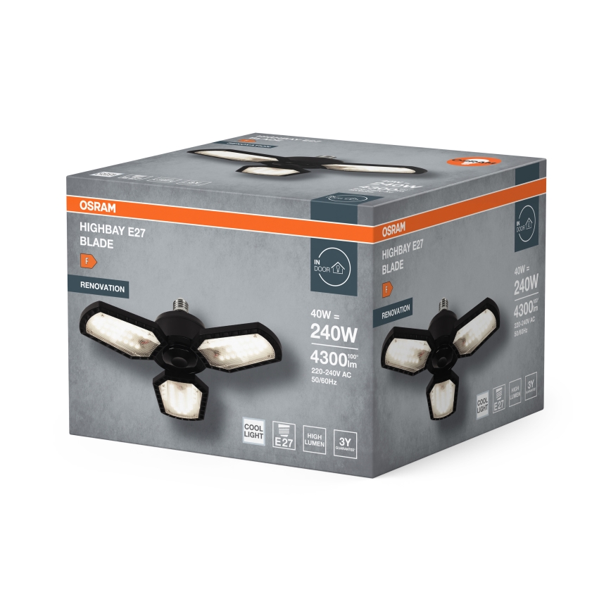 LED spuldze HIGHBAY E27/40W/230V 4000K - Osram
