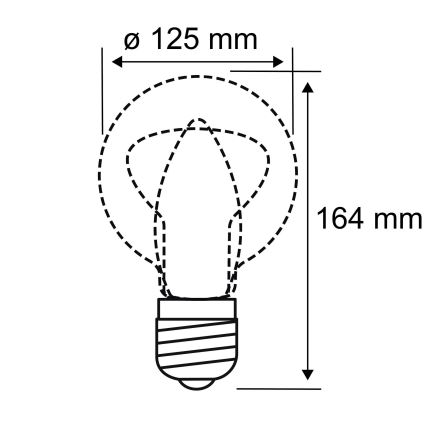 LED spuldze INNER G125 E27/3,5W/230V 1800K - Paulmann 28875