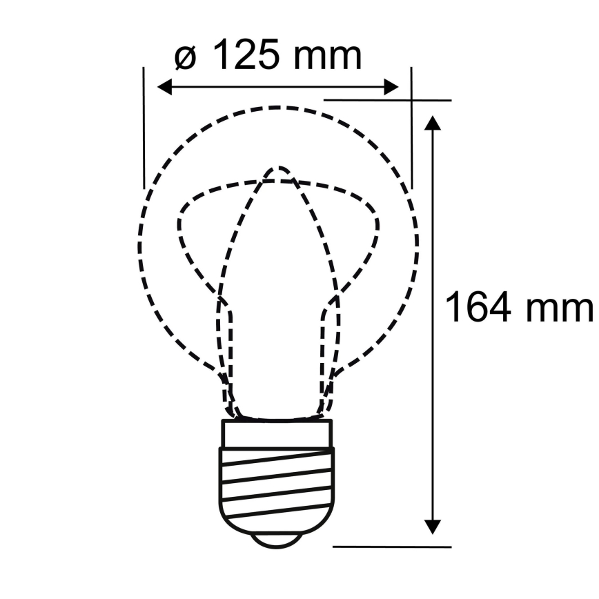 LED spuldze INNER G125 E27/3,5W/230V 1800K - Paulmann 28875