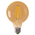 LED spuldze LEDSTAR AMBER G80 E27/8W/230V 2200K