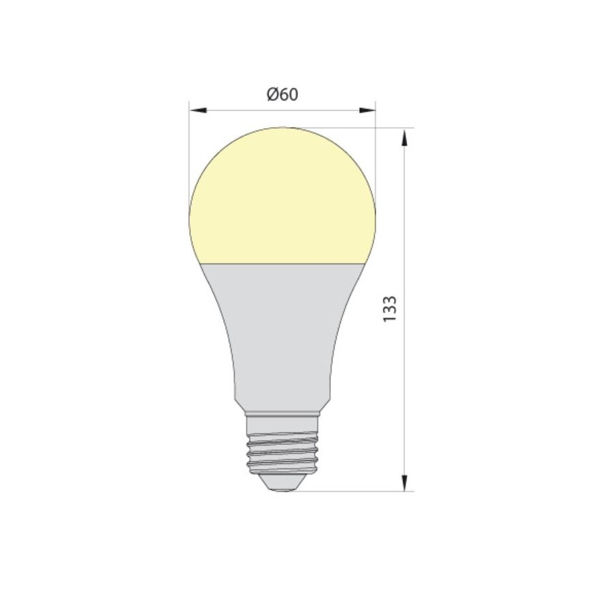 LED Spuldze LEDSTAR ECO A65 E27/20W/230V 4000K