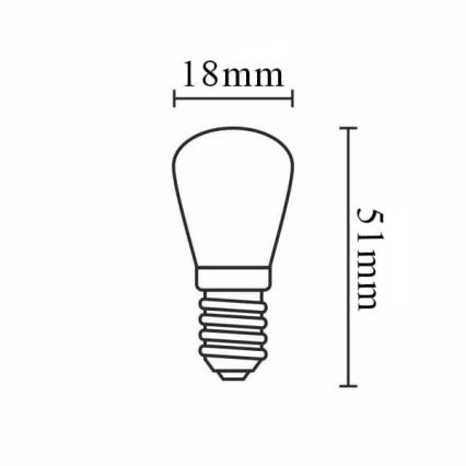 LED Spuldze MINI E14/3,5W/230V 4000K