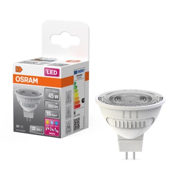 LED spuldze MR16 GU5,3/5,6W/12V 2700/4000/6500K 36° - Osram