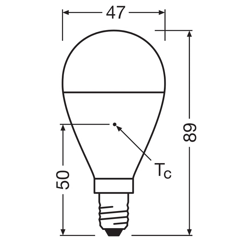 LED spuldze no pārstrādātas plastmasas P45 E14/7,5W/230V 2700K - Osram