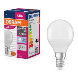 LED Spuldze P40 E14/4,9W/230V 4000K - Osram