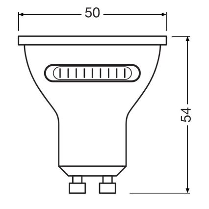 LED Spuldze PAR16 GU10/4,2W/230V 2700/4000/6500K 36° - Osram