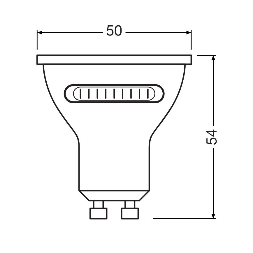 LED Spuldze PAR16 GU10/4,2W/230V 2700/4000/6500K 36° - Osram