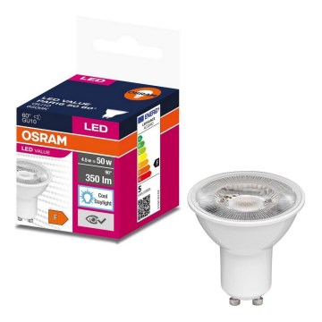 LED spuldze PAR16 GU10/4,5W/230V 6500K 60° - Osram