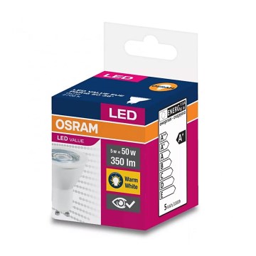 LED spuldze PAR16 GU10/5W/230V 2700K - Osram