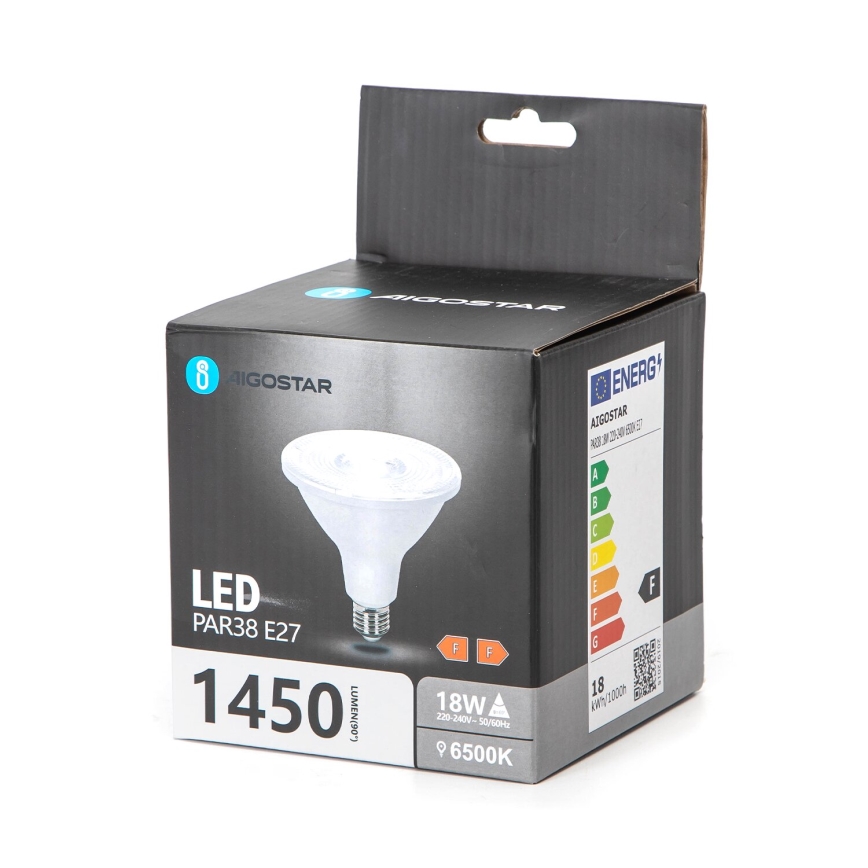 LED Spuldze PAR38 E27/18W/230V 6500K - Aigostar