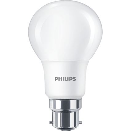 LED Spuldze Philips A60 B22/7,5W/230V 4000K