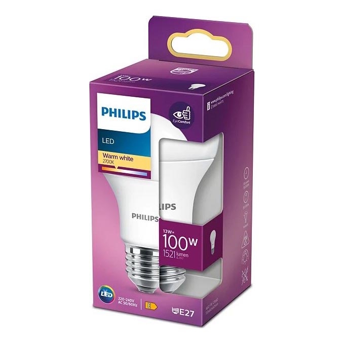 LED Spuldze Philips A60 E27/13W/230V 2700K