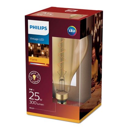 LED spuldze Philips E27/5W/230V 2000K - VINTAGE