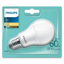 LED Spuldze Philips E27/9W/230V 2700K