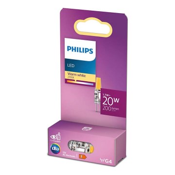 LED Spuldze Philips G4/1,7W/12V 2700K