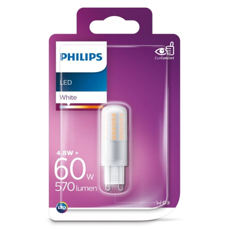 LED Spuldze Philips G9/4,8W/230V 3000K
