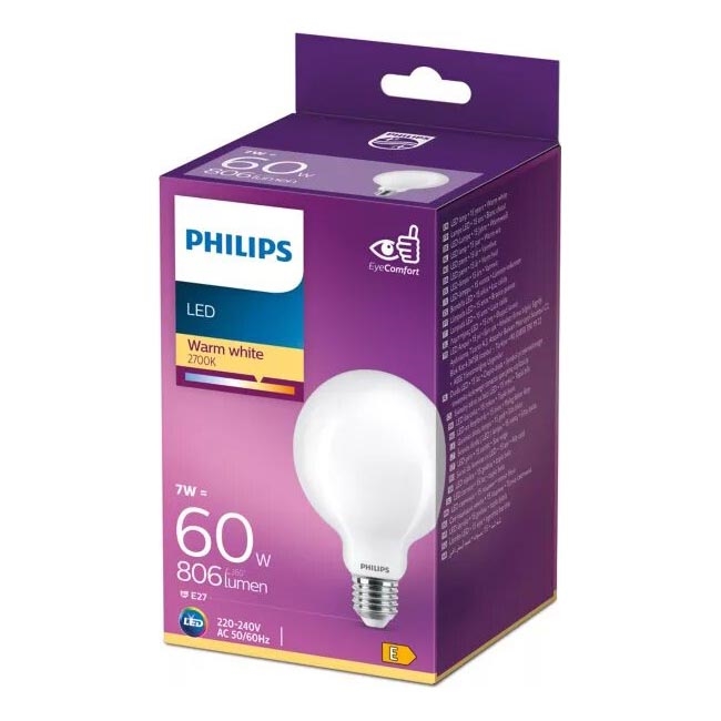 LED Spuldze Philips G93 E27/7W/230V 2700K