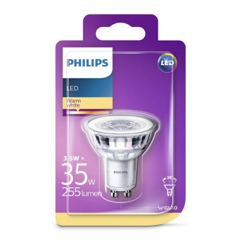 LED spuldze Philips GU10/3,5W/230V 2700K