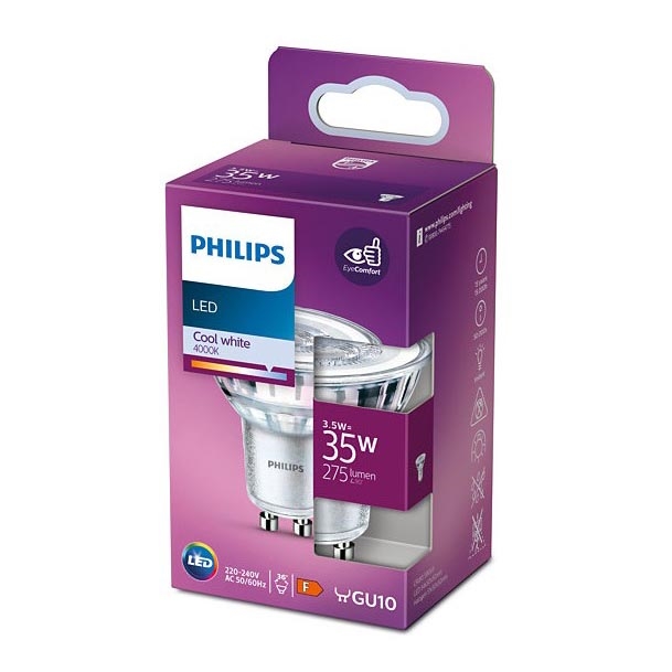 LED Spuldze Philips GU10/3,5W/230V 4000K