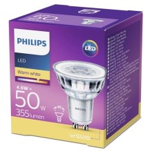 LED Spuldze Philips GU10/4,6W/230V 2700K