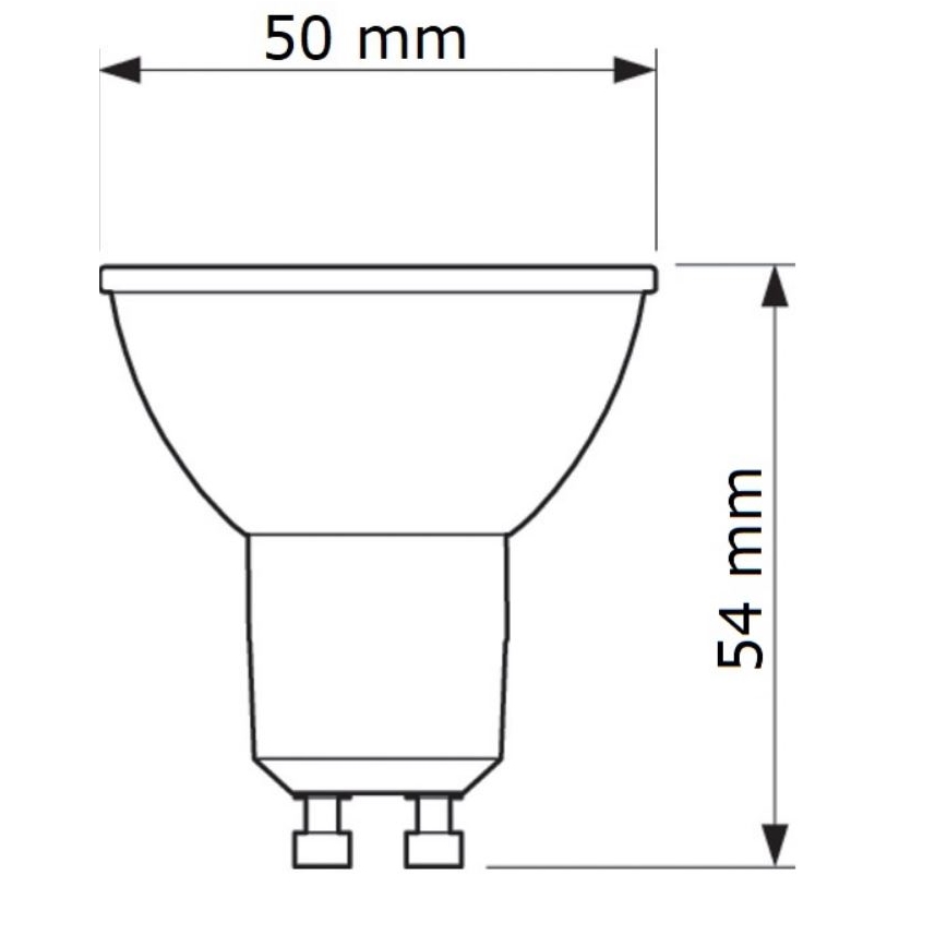 LED Spuldze Philips GU10/6,7W/230V 6500K