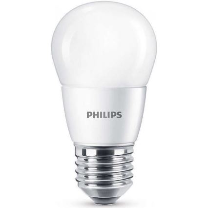 LED Spuldze Philips P48 E27/7W/230V 2700K