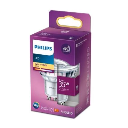 LED Spuldze Philips PAR16 GU10/3,5W/230V 2700K