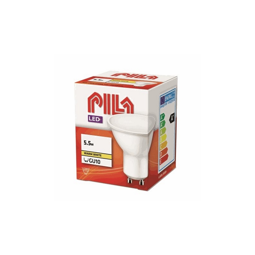 LED Spuldze Philips Pila GU10/5,5W/230V 2700K