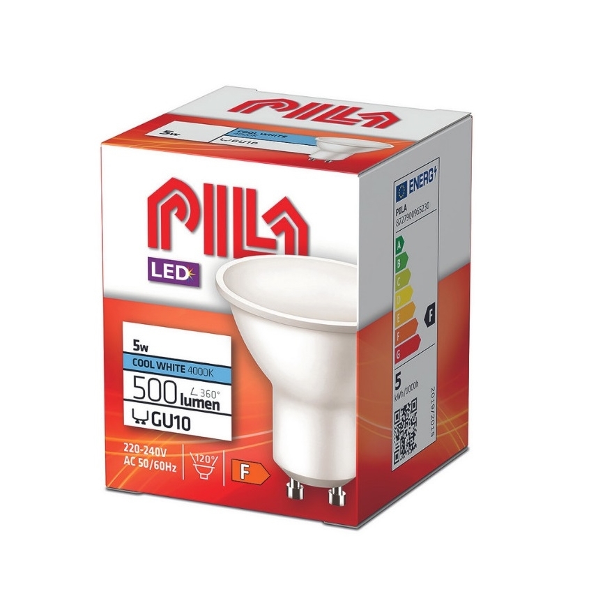 LED Spuldze Philips Pila GU10/5W/230V 4000K