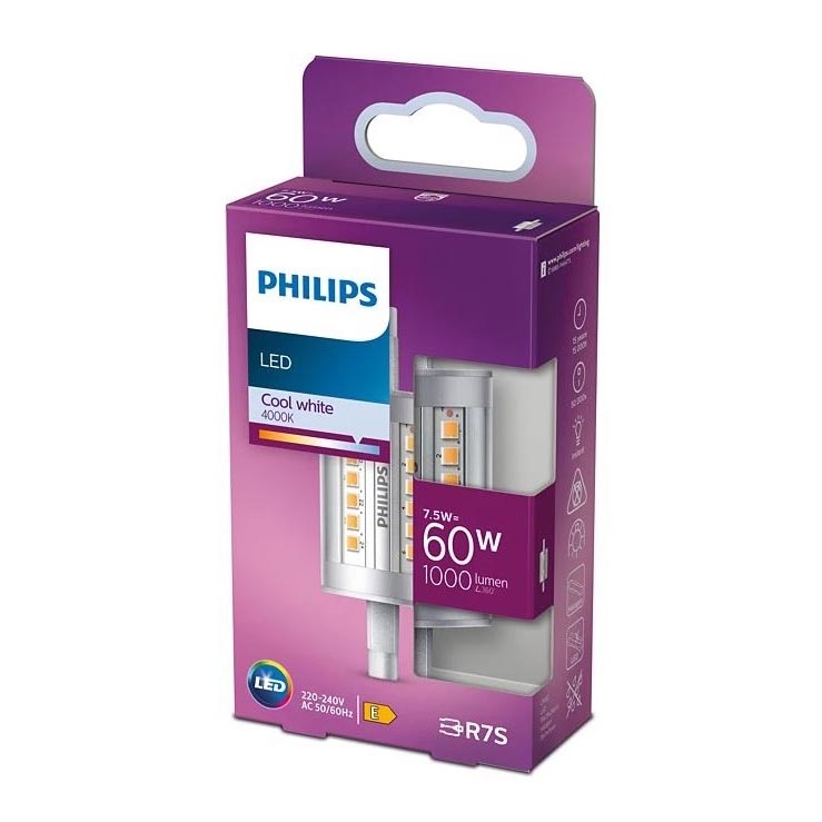 LED Spuldze Philips R7s/7,5W/230V 4000K 78 mm