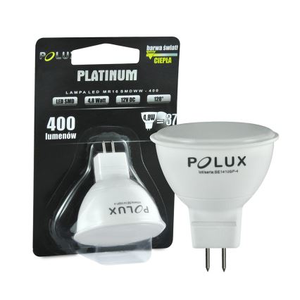 LED Spuldze PLATINUM GU5,3/MR16/4,9W/12V 3000K