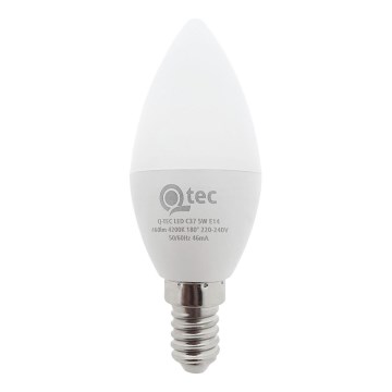 LED Spuldze Qtec C35 E14/5W/230V 4200K