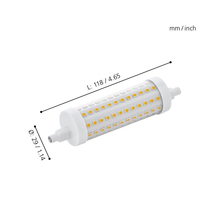 LED Spuldze R7S/9W/230V 2700K 118 mm - Eglo 11831