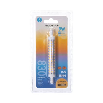 LED spuldze R7S/9W/230V 3000K - Aigostar