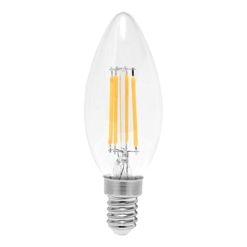 LED Spuldze RETRO C37 E14/2W/230V 3000K 320lm