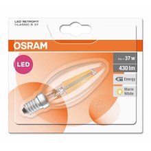 LED Spuldze RETROFIT E14/4W/230V 2700K - Osram