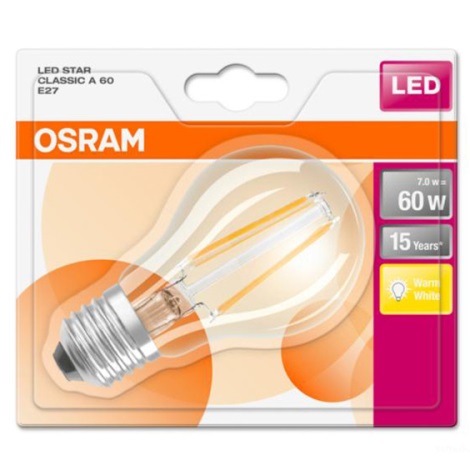 LED spuldze RETROFIT E27/6W/230V 2700K - Osram