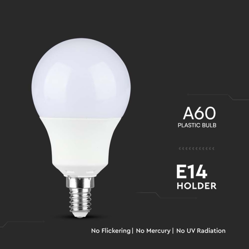 LED Spuldze SAMSUNG CHIP A60 E14/8,5W/230V 3000K