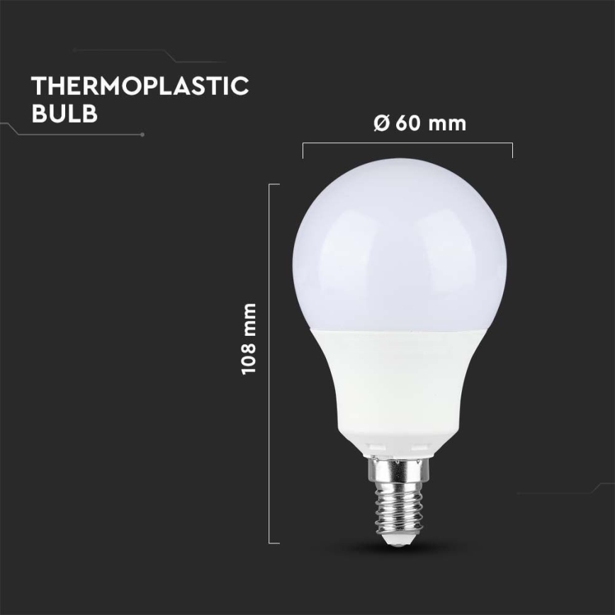 LED Spuldze SAMSUNG CHIP A60 E14/8,5W/230V 4000K