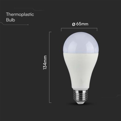 LED Spuldze SAMSUNG CHIP A65 E27/17W/230V 3000K